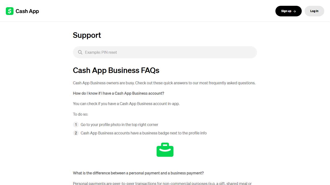 Cash App Business FAQs